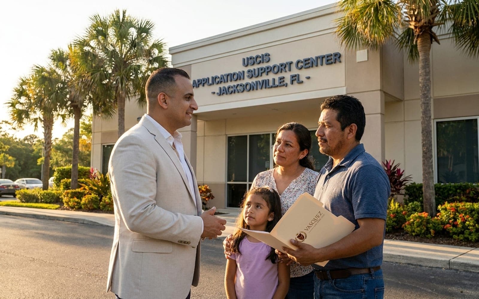 Centro de Apoyo USCIS Jacksonville: Tiempos — guía del abogado de inmigración en Florida