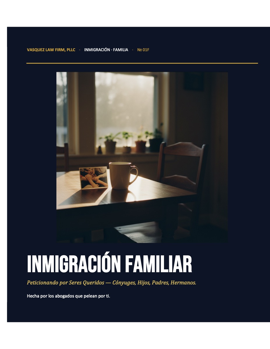 Inmigración Familiar — portada