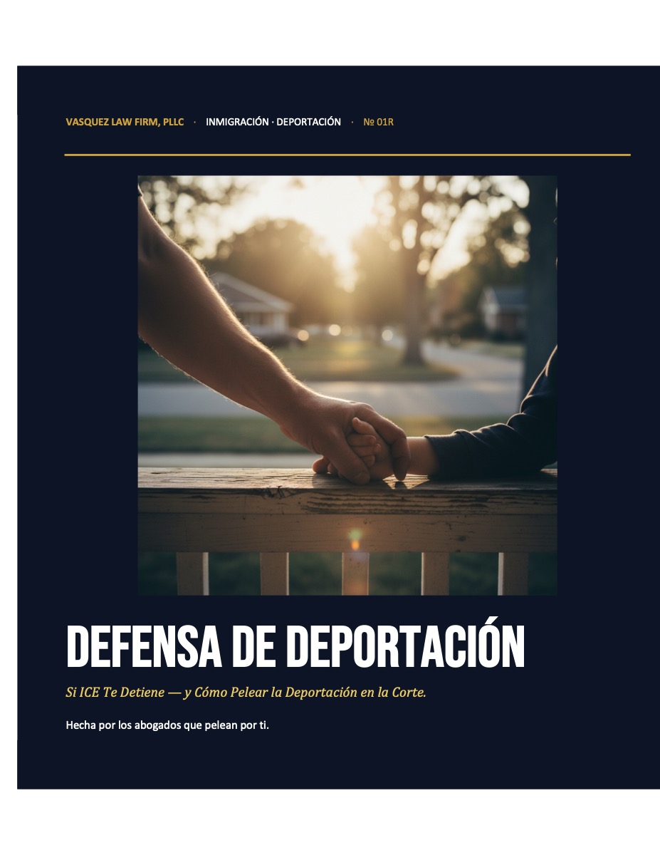 Defensa contra la Deportación — portada